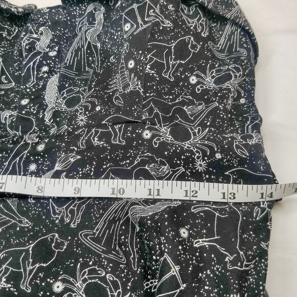 Eva Rose Zodiac Astrology Black Celestial Retro Mini Dress Medium Rockabilly - Picture 11 of 12